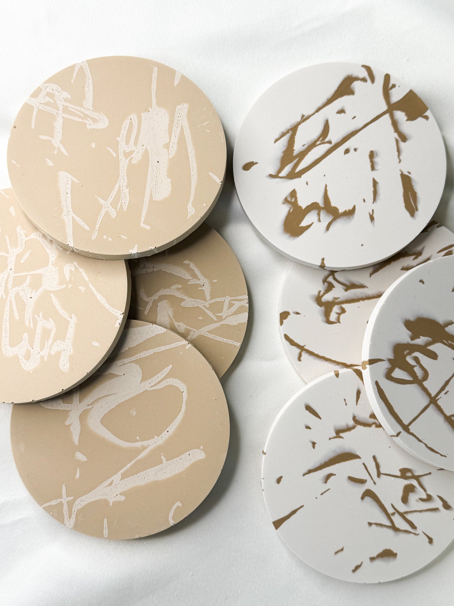 Latte Traces Coasters