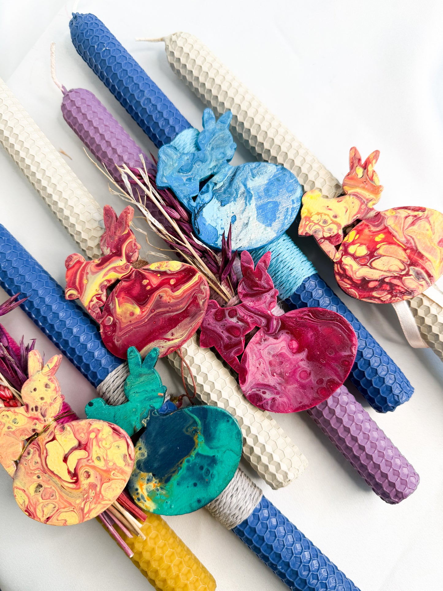 Λαμπάδες με λαγουδάκια✨