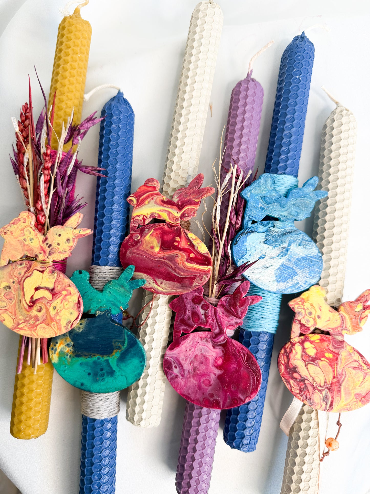 Λαμπάδες με λαγουδάκια✨