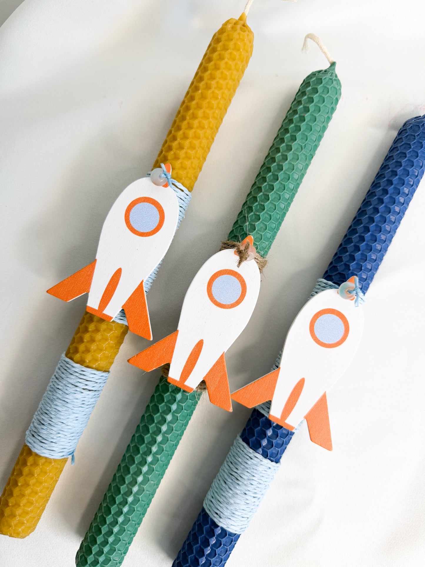 Λαμπάδες με διακοσμητικό πύραυλο ✨