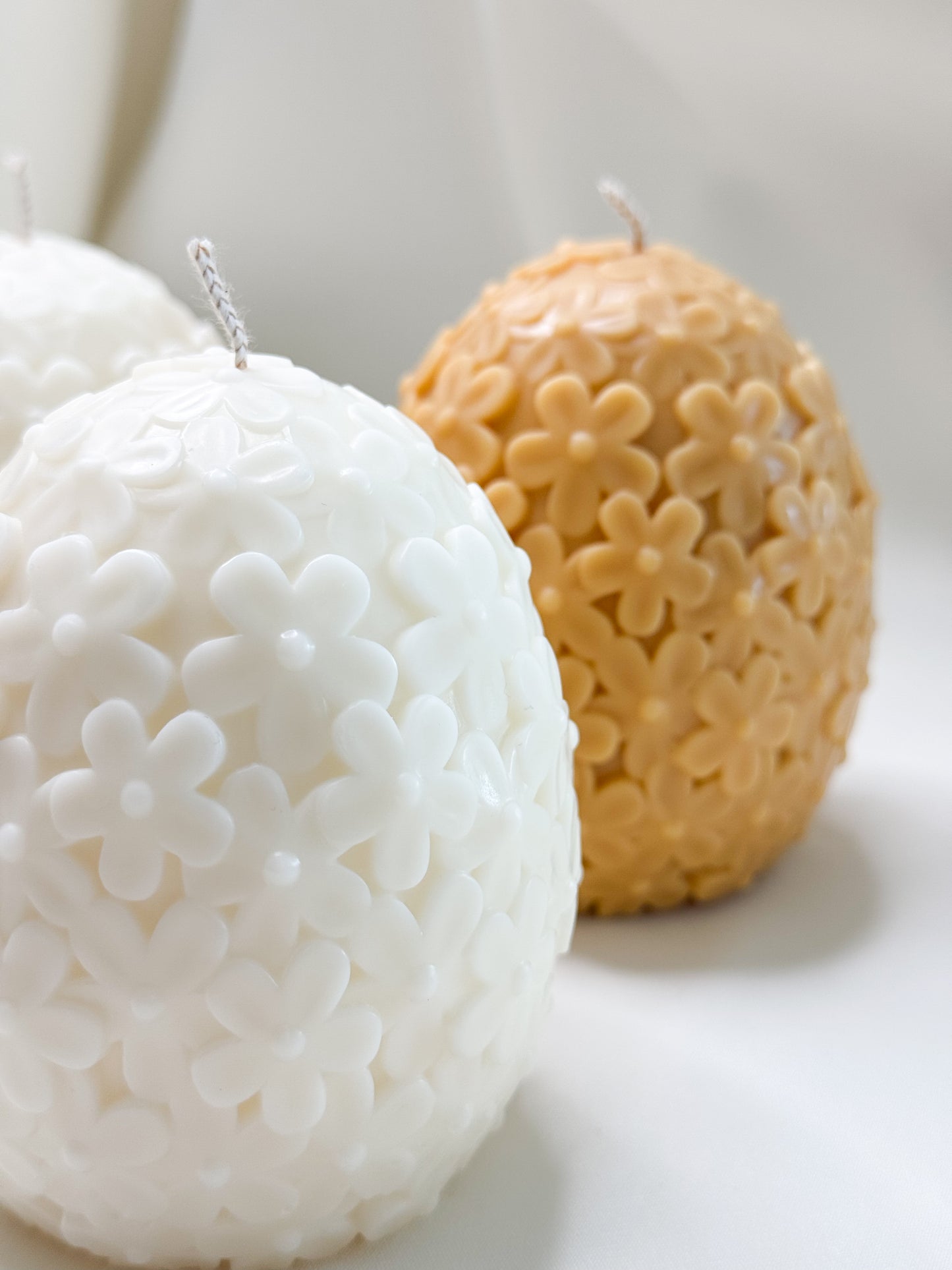 Flower Egg Candle