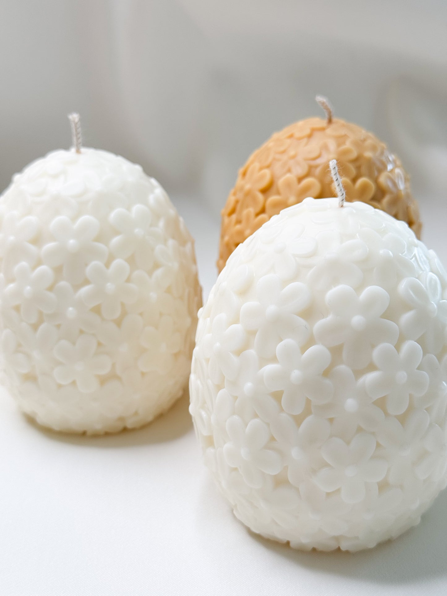 Flower Egg Candle