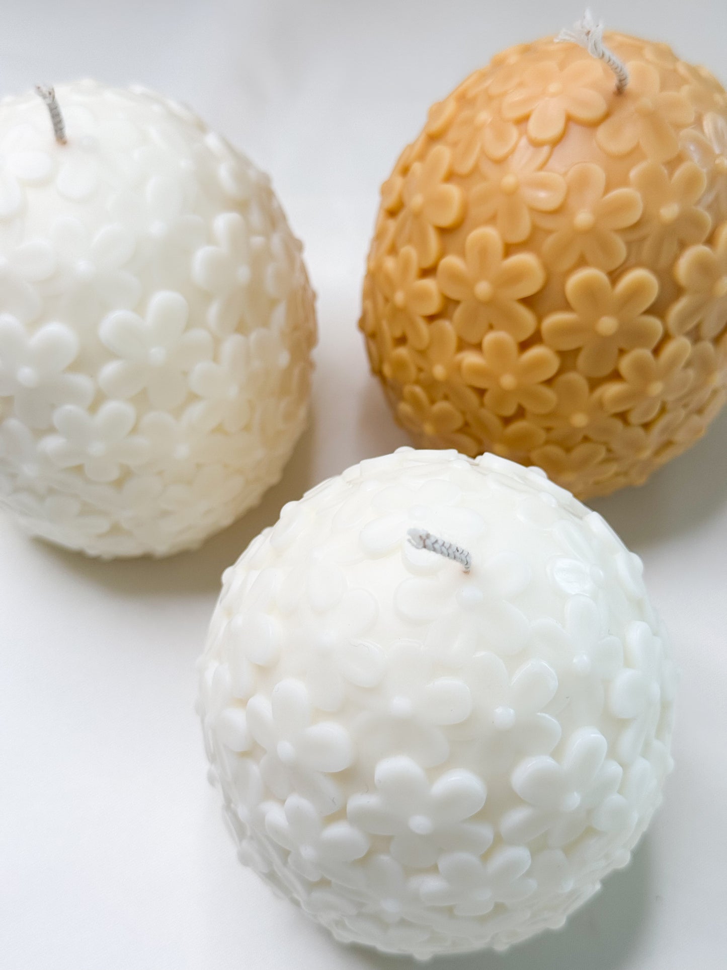 Flower Egg Candle